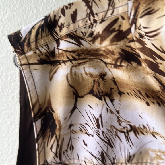 Chico's Vest Reversible animal print brown tones size 3 or size 16 - Picture 9 of 13